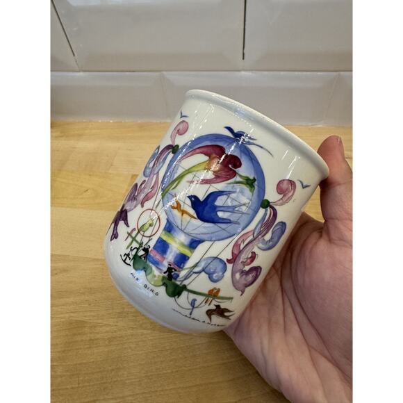 Villeroy and Boch La Ballon by Jean Mercier Air Bird Porcelain Utensil Holder - Picture 3 of 3